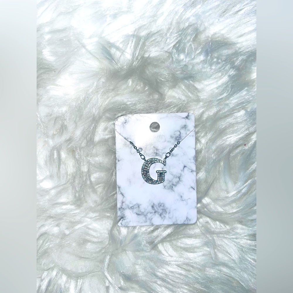 Bling Initial Necklace